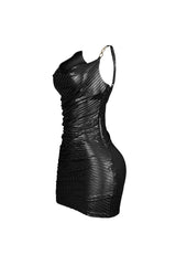 Feel confident Shiny Sexy Mini Dress