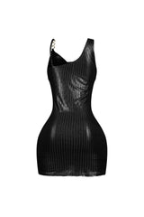 Feel confident Shiny Sexy Mini Dress