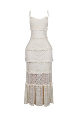 Morning Oath Flowy Lace Maxi Dress