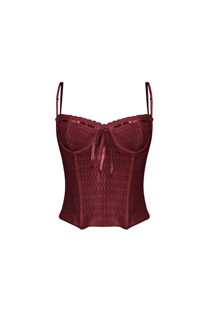 Ribbonelle Lace Bustier Top