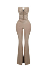 Viper Edge Cutout Snake Trim Jumpsuit