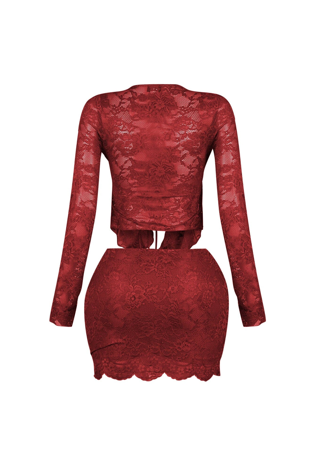 Elarose Lace Top &amp; Skirt SET