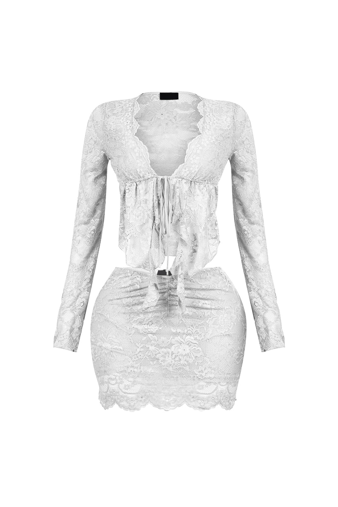 Elarose Lace Top &amp; Skirt SET