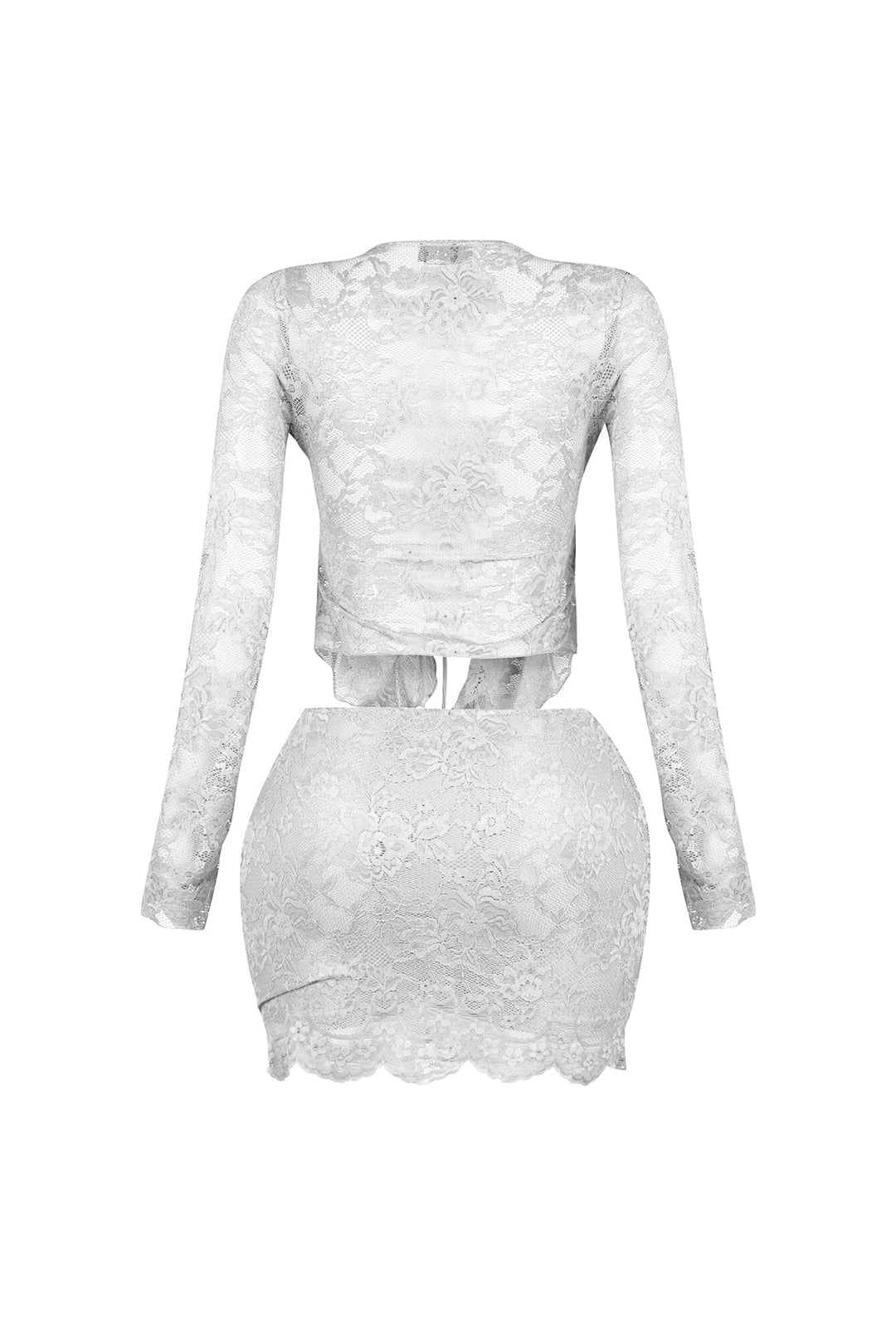 Elarose Lace Top &amp; Skirt SET