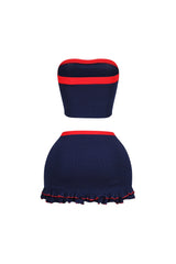Firework Babe USA Flag Tube Top &amp; Skirt SET