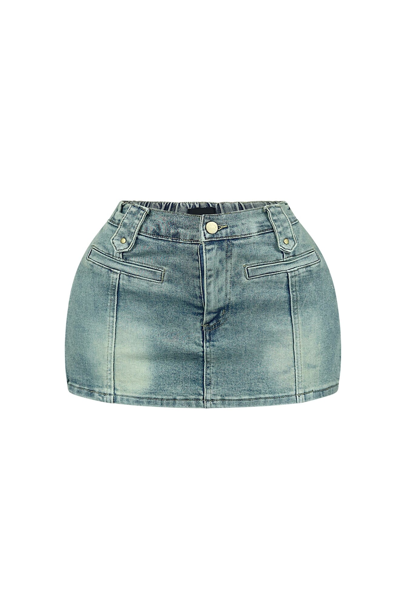 A FRESH PICK INDIGO DENIM SKORT