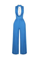 Circle Accent Wide Leg Jumpsuit