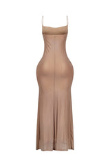 Callie Mesh Rhinestone Maxi Dress