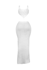 Brisa Crochet Top &amp; Maxi Skirt SET