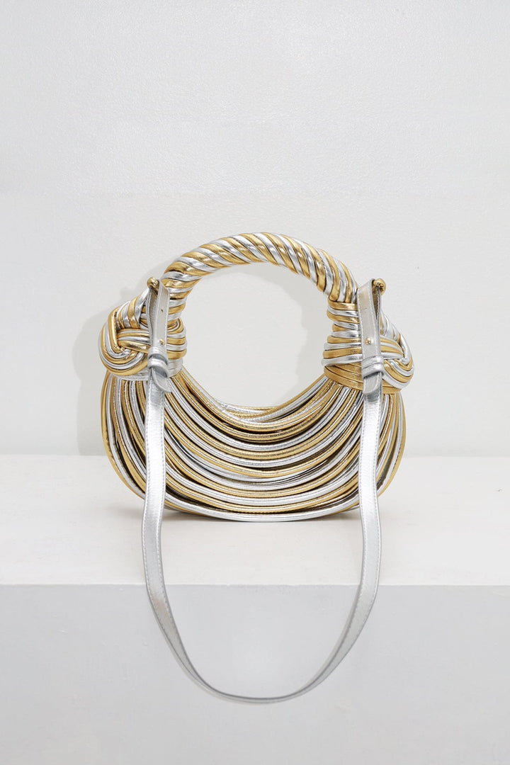 Tangle Half Moon Top Handle Bag