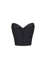Vice Mesh Lace Up Crop Top
