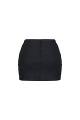 Vice Mesh Lace Up Mini Skirt