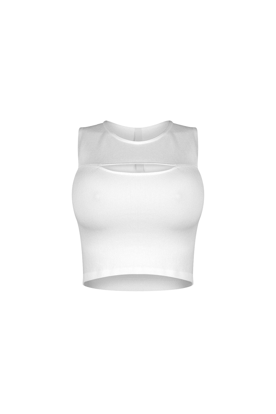 Slimbase Ribbed Slit Tank Top