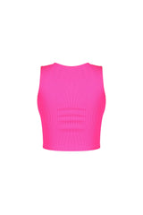 Slimbase Ribbed Slit Tank Top