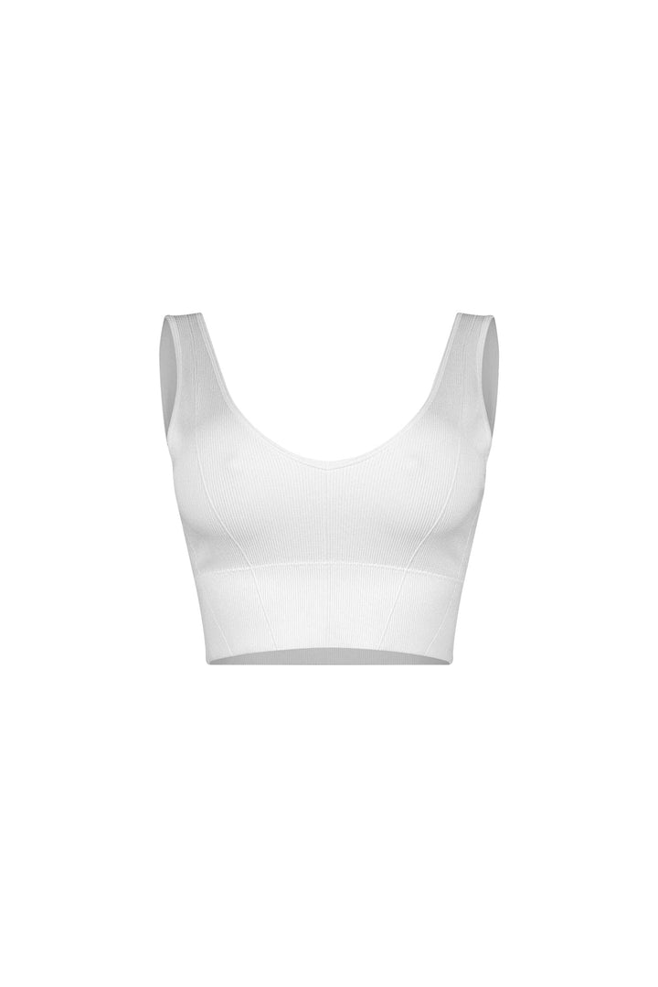 Coreform Ribbed V Neck Tank Top