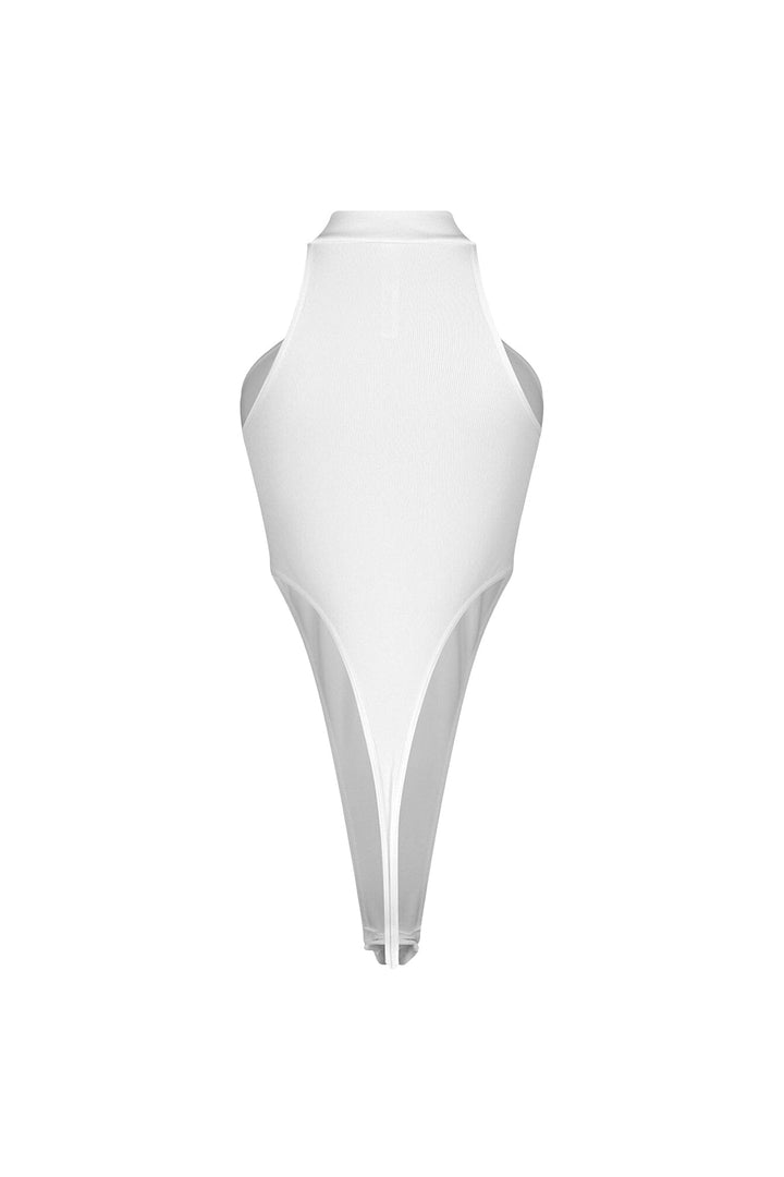 Edgeform Ribbed Zip Bodysuit