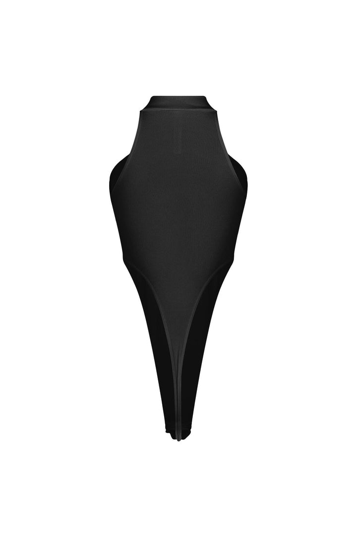 Edgeform Ribbed Zip Bodysuit