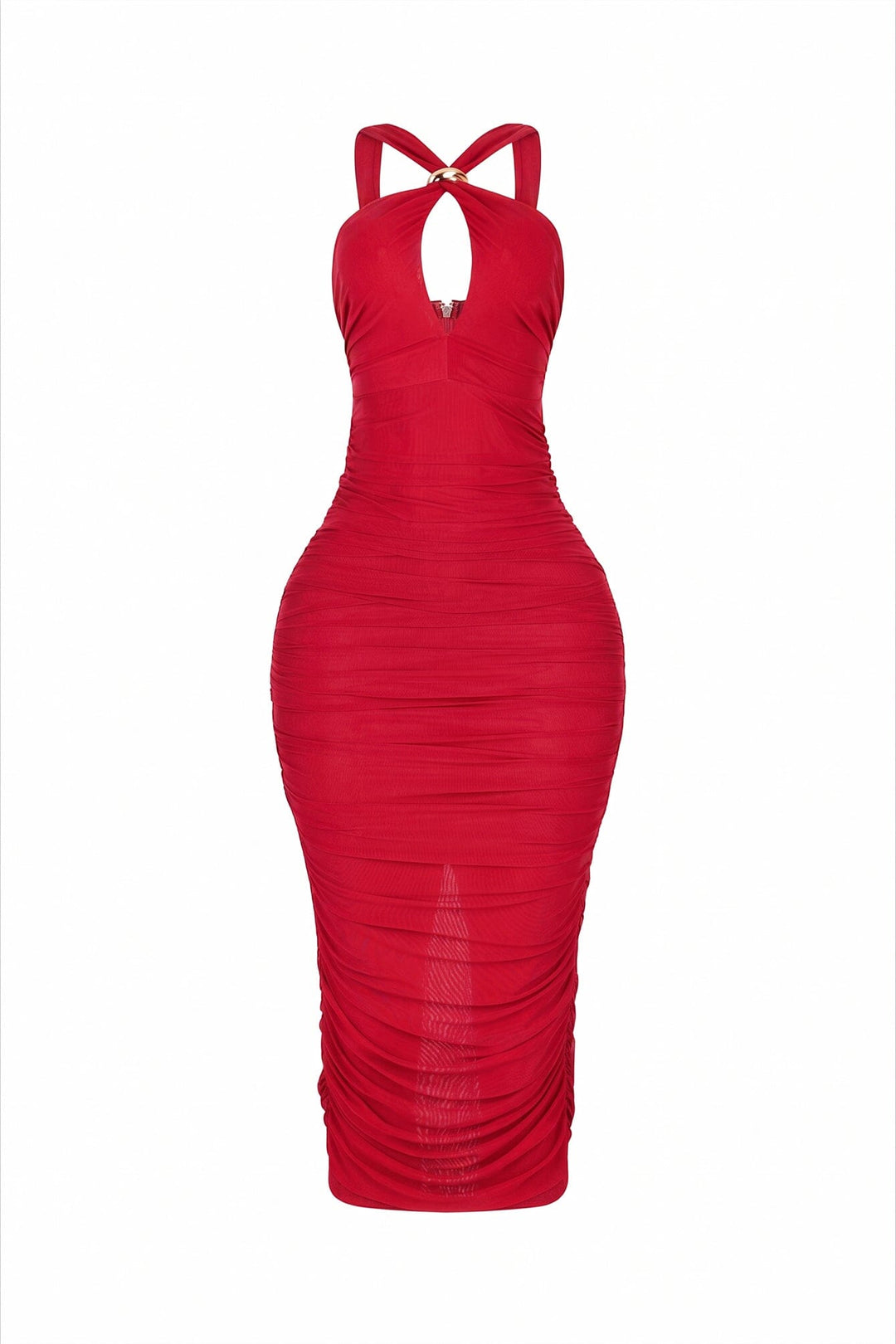 Brera Sway Ruched Midi Dress