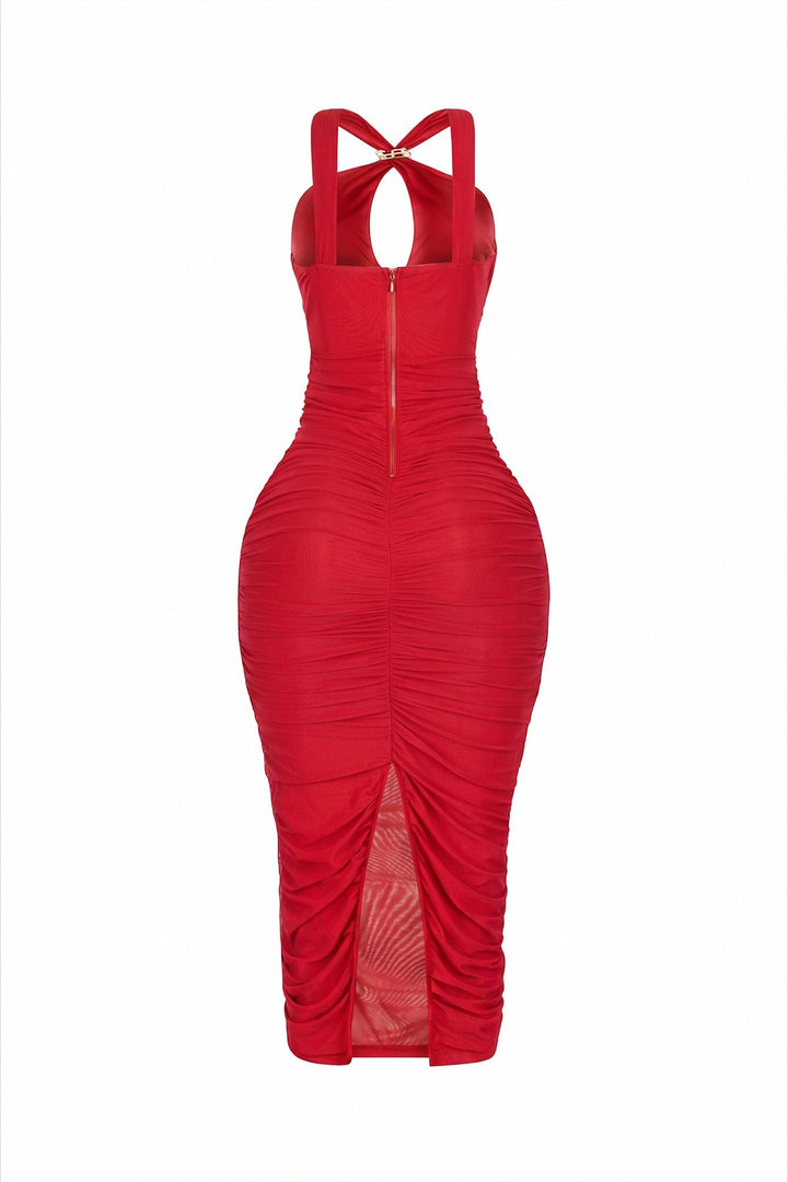 Brera Sway Ruched Midi Dress