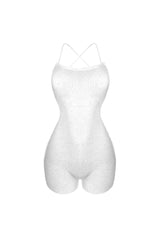 On the Move Ribbed Tank Strappy Romper
