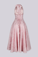 Fairy Tale Halter Neck Midi Dress