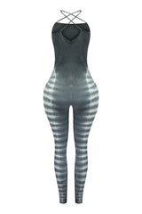 Please Me Tie Dye Tank Jumpsuit