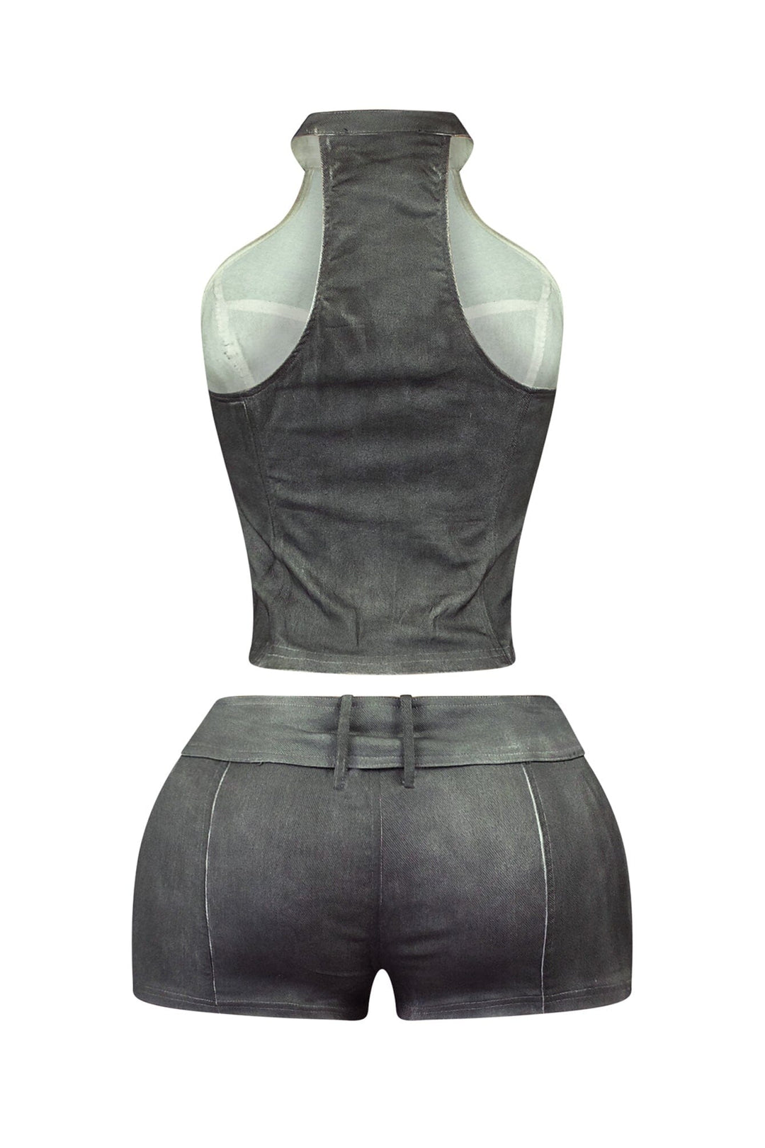 Way 2 Hot Zip Up Top &amp; Shorts SET