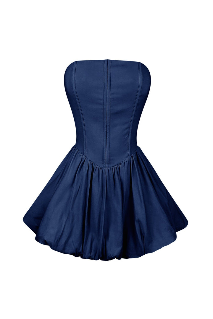 Strong Love Strapless Bubble Mini Dress