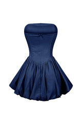Strong Love Strapless Bubble Mini Dress