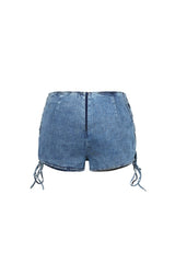 Vivienne Denim Lace Up Shorts