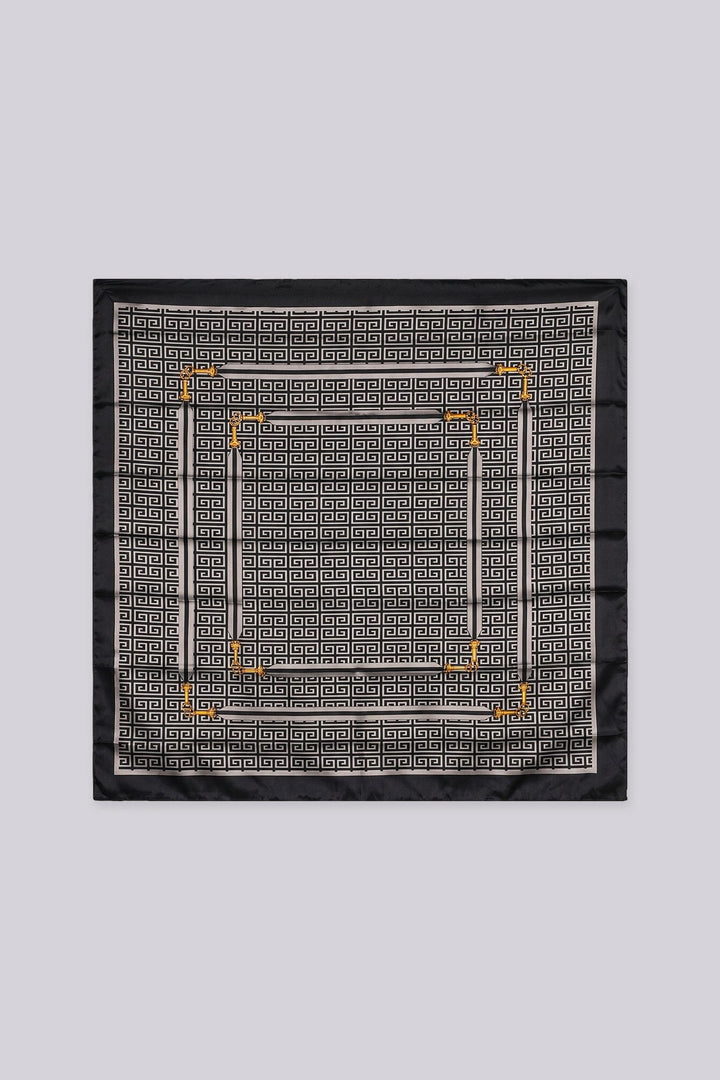 Medusa Multiwear Border Trim Scarf