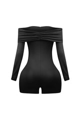 Noelle Off Shoulder Long Sleeve Romper