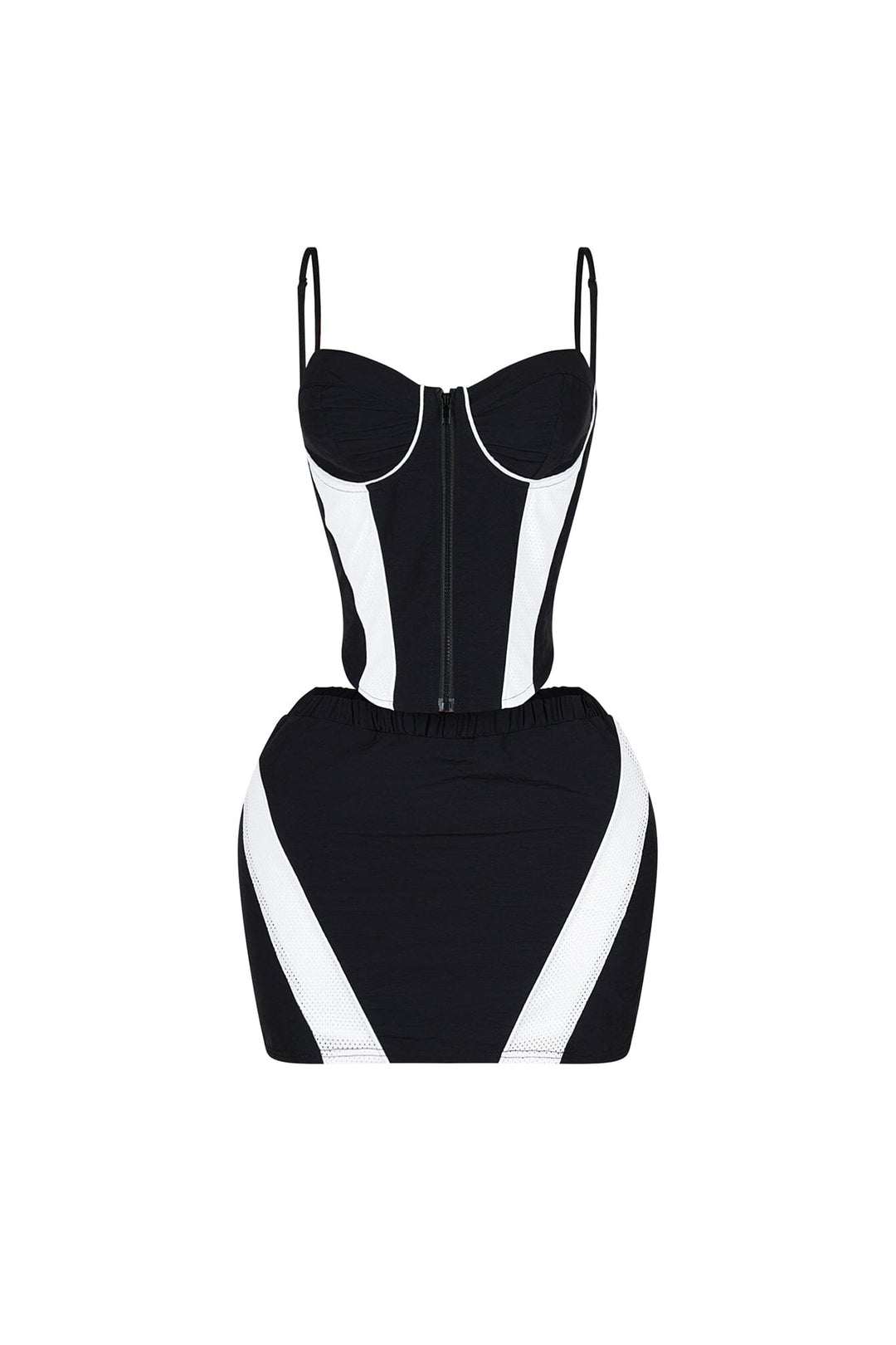 Cookie Bustier Windbreaker &amp; Skirt SET