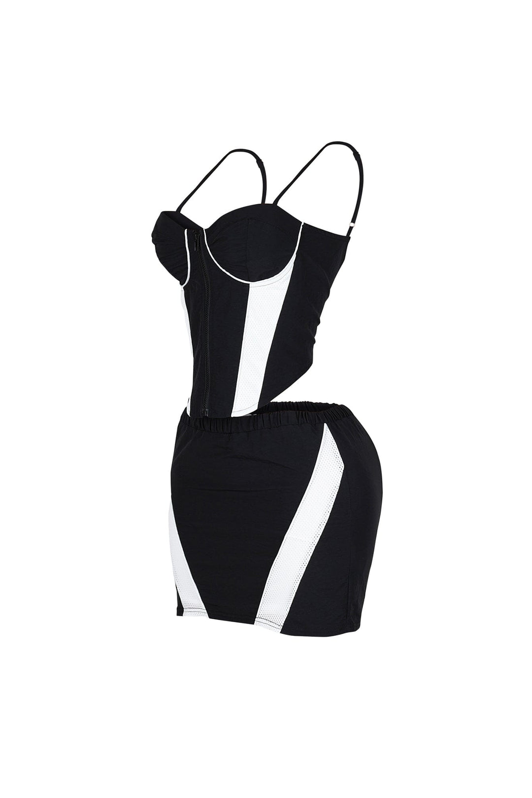 Cookie Bustier Windbreaker &amp; Skirt SET
