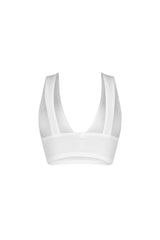 Bareline Seamless V Neck Crop Top