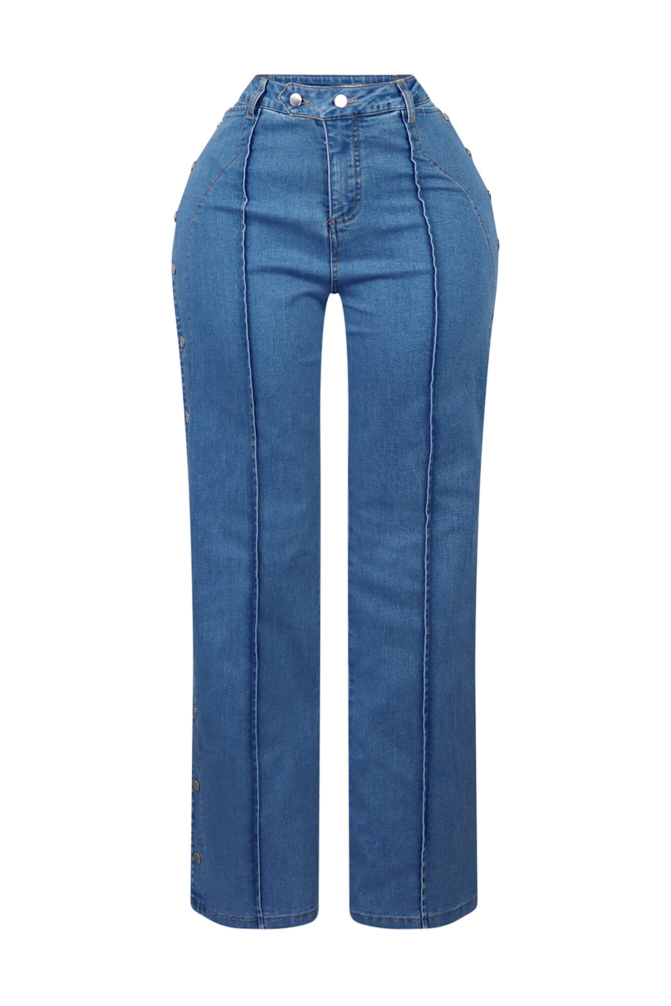No Celestial Flare Snap Button Jeans – EDGE