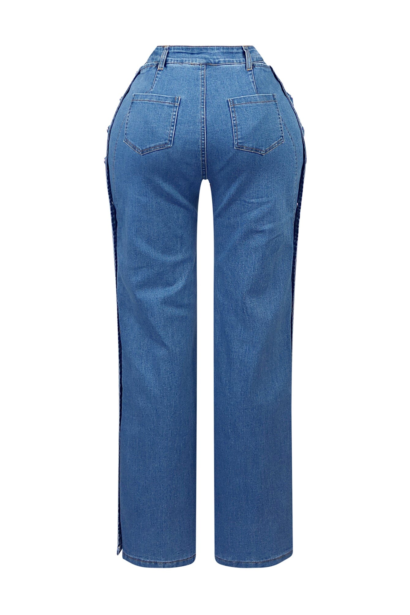 No Celestial Flare Snap Button Jeans – EDGE