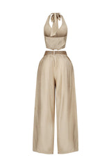 Vienna Halter Vest &amp; Pants SET