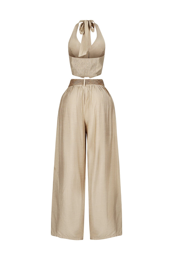 Vienna Halter Vest &amp; Pants SET