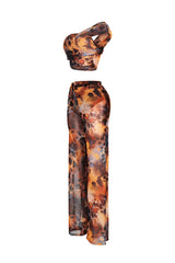 Dual Aura Mesh Top &amp; Pants SET