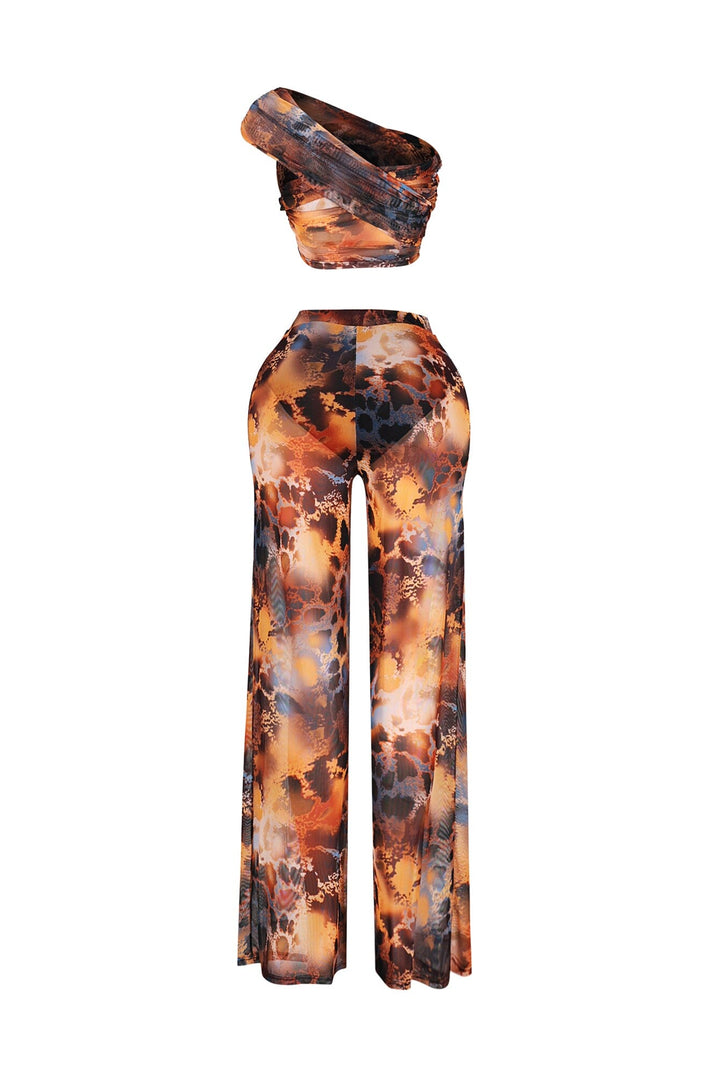 Dual Aura Mesh Top &amp; Pants SET
