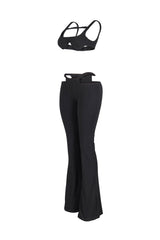 Armored Strappy Crop Top &amp; Pants SET