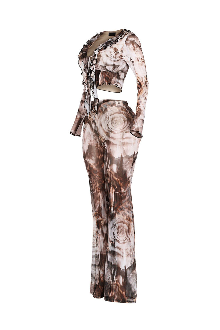 Whimsy Flare Top &amp; Pants SET