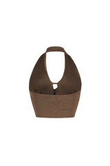 Lightweight Cowl Neck Crop Top