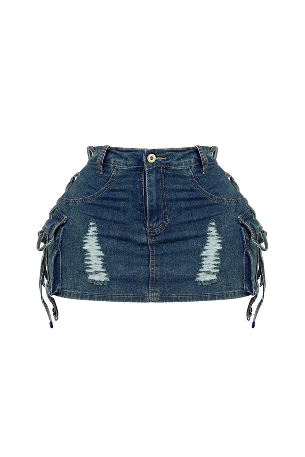 Star Raw Edge Baggy Cargo Jeans