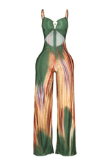 Playing Me Print Cami Jumpsuit