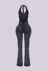 Nariko Halter Mineral Washed Jumpsuit