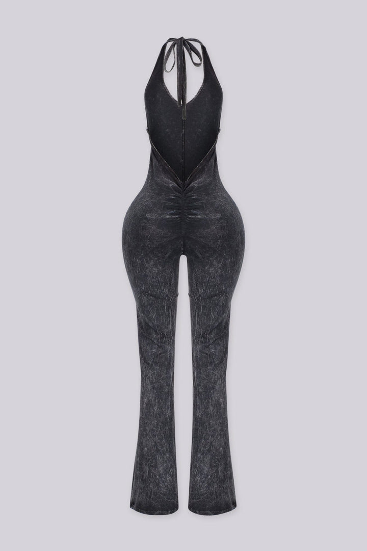 Nariko Halter Mineral Washed Jumpsuit
