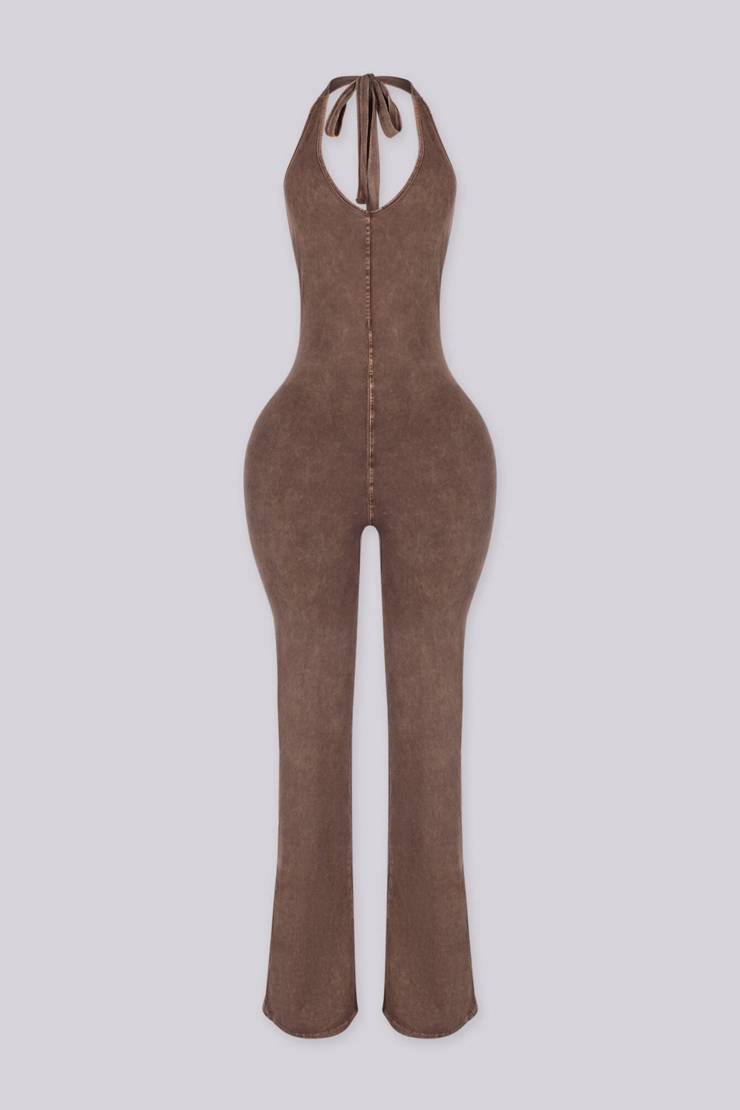Nariko Halter Mineral Washed Jumpsuit