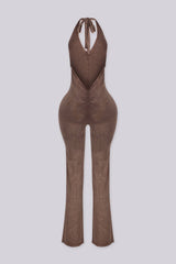 Nariko Halter Mineral Washed Jumpsuit